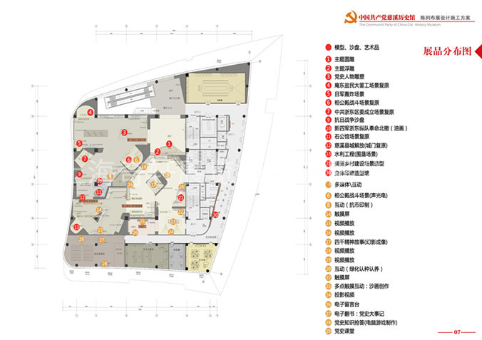 上海展台搭建设计慈溪博物馆